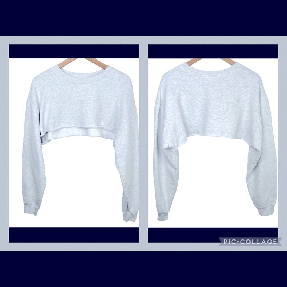 EUC🤍JOAH BROWN🤍RARE DISCONTINUED CROPPED SWEATSHIRT - Picture 14 of 16